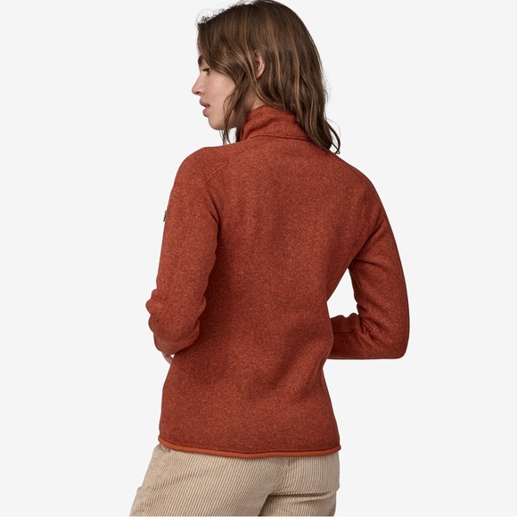 Patagonia Women's Better Sweater 1/4 Zip Fleece Long Sleeve Burnished Red Small - Picture 3 of 13